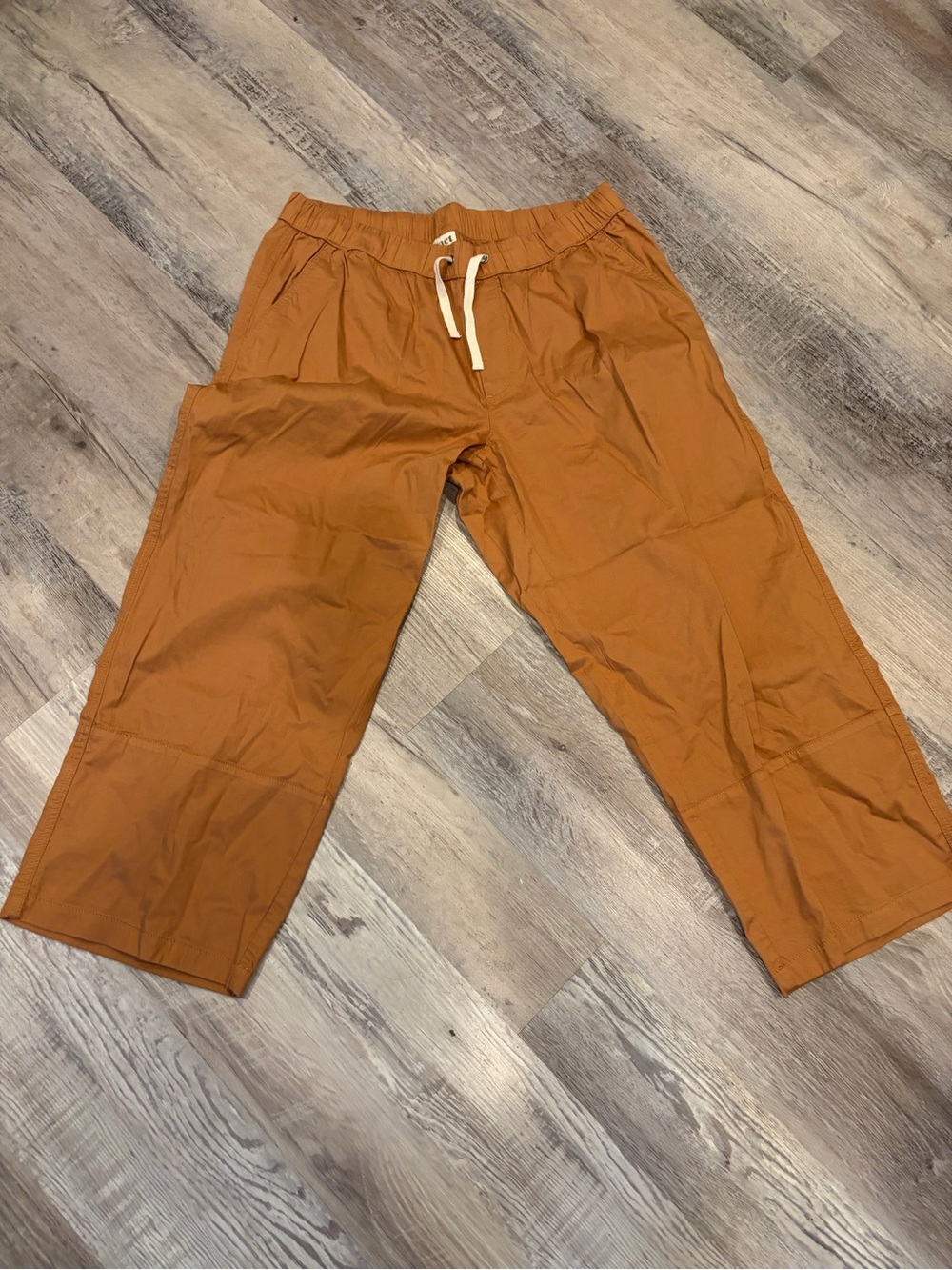 Pact Women's Drawstring Trousers - Rust Orange